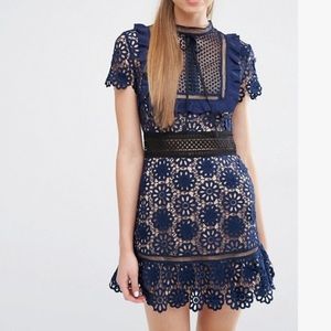 🆕Self Portrait Louisa Dress- size 4- NWT